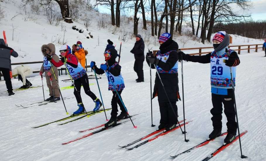 В Елецком районе открыли лыжный сезон!