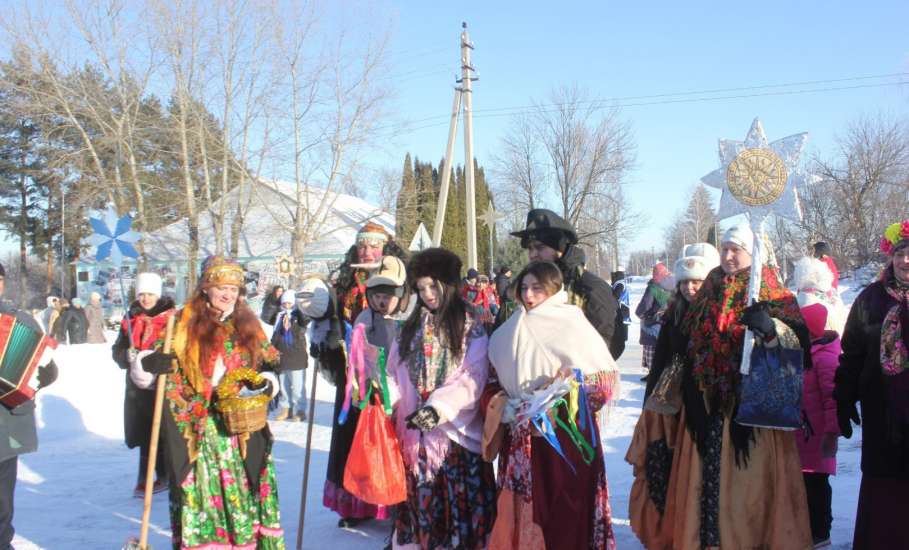 Сегодня состоялся первый событийный фестиваль 2024 года в Елецком районе «Святки в Черкассах»