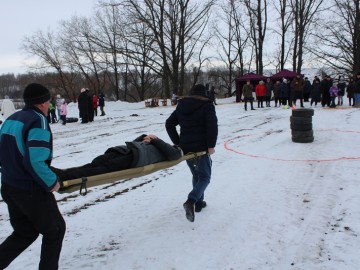 24 февраля в Елецком районе состоялось зимнее спортивное мероприятие «Зимние забавы»