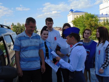 В Ельце прошла акция «Вежливый водитель»