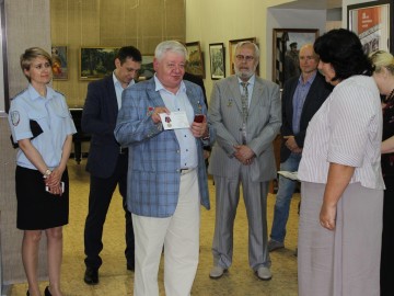 В Ельце открылась выставка посвящённая 100-летию органов внутренних дел на транспорте