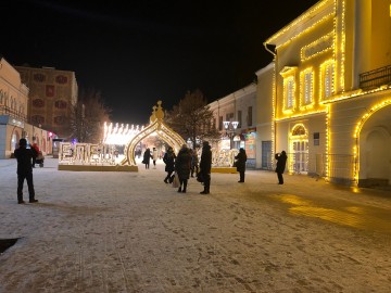 Елец украсили к Новому году! Елец украсили к Новому году!