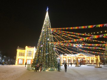 Елец украсили к Новому году! Елец украсили к Новому году!