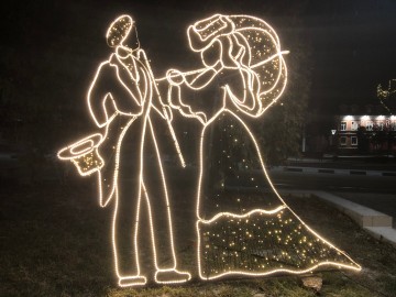 Елец украсили к Новому году! Елец украсили к Новому году!