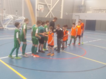 В Елецком районе прошли соревнования среди школьных мини-футбольных команд «Кубок Деда мороза»