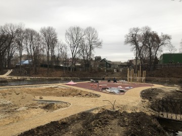 В Петровском парке вовсю кипит работа по благоустройству! В Петровском парке вовсю кипит работа по благоустройству!