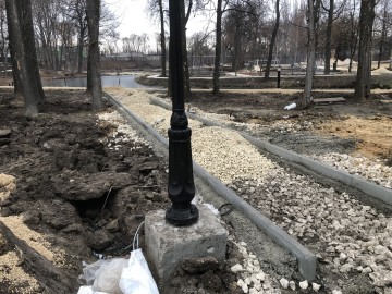 В Петровском парке вовсю кипит работа по благоустройству! В Петровском парке вовсю кипит работа по благоустройству!