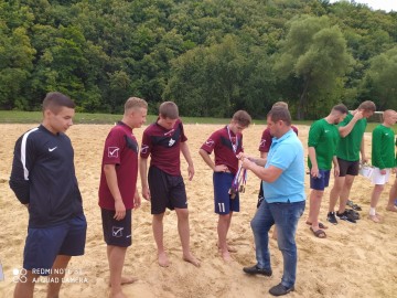 На территории кемпинга «Воргольские скалы» прошёл финал Кубка Липецкой области 2020 по пляжному футболу
