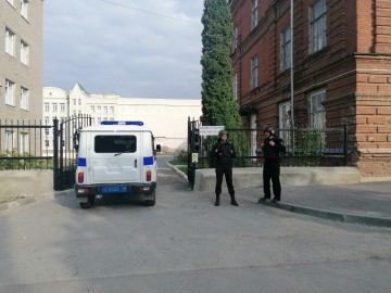 Полиция Ельца проводит учения в связи с предстоящими выборами