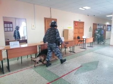 Полиция Ельца проводит учения в связи с предстоящими выборами