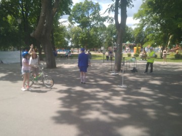 В лагере МАОУ ДО «Детско-юношеский центр им. Б.Г. Лесюка» прошло занятие по предупреждению ДТП с участием несовершеннолетних