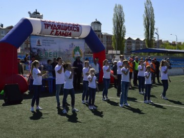 Открытие круглогодичной Спартакиады трудящихся в городе Ельце 2017 года