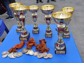 В Ельце состоялась легкоатлетическая эстафета, посвященная 72-летию Победы в Великой Отечественной войне