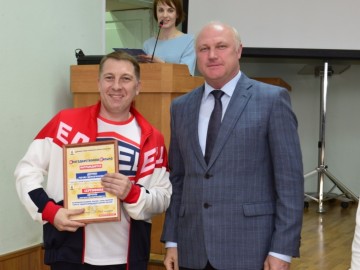 Глава города Елец встретился с победителями Областной Спартакиады трудящихся