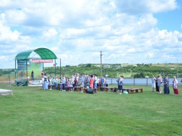 В Елецком районе состоялось открытие православной лагерной смены «Преображение»