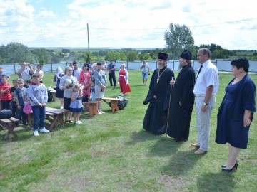В Елецком районе состоялось открытие православной лагерной смены «Преображение»
