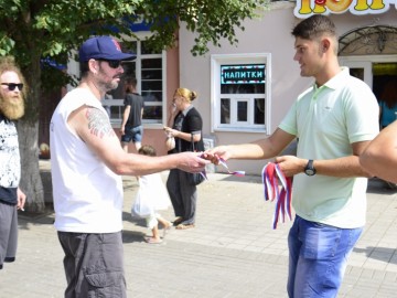 22 августа в Ельце отметили День государственного флага