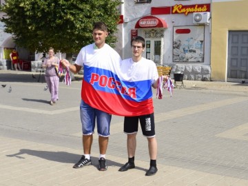 22 августа в Ельце отметили День государственного флага