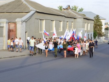 22 августа в Ельце отметили День государственного флага