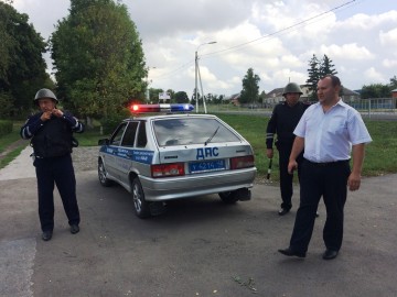 В селе Казаки Елецкого района прошли учения антитеррористической направленности