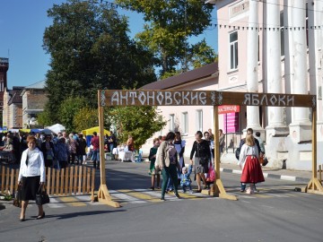 Фото с фестиваля "Антоновские яблоки" в Ельце