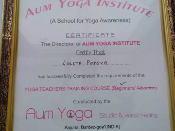 Интервью с руководителем открывшейся в Ельце школы йоги Лолиты Поповой