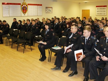 В ОМВД России по городу Ельцу подвели итоги работы за 2017 год