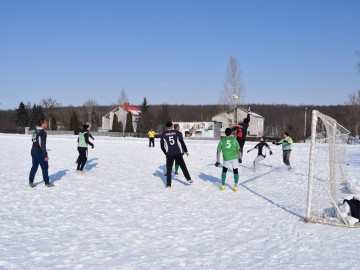 В посёлке Газопровод прошёл Зимний Кубок главы Елецкого района по миди-футболу