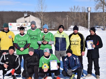 В посёлке Газопровод прошёл Зимний Кубок главы Елецкого района по миди-футболу