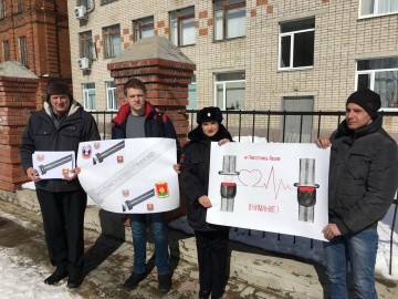 Студенты Елецкого лицея сферы бытовых услуг и сотрудники ГИБДД призывают водителей не забывать о ремнях безопасности