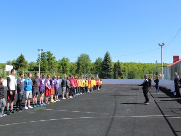 В посёлке Газопровод в рамках мероприятий посвящённых юбилею Елецкого района прошёл турнир по баскетболу