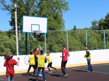 В посёлке Газопровод в рамках мероприятий посвящённых юбилею Елецкого района прошёл турнир по баскетболу