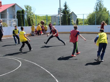 В посёлке Газопровод в рамках мероприятий посвящённых юбилею Елецкого района прошёл турнир по баскетболу