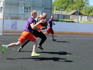 В посёлке Газопровод в рамках мероприятий посвящённых юбилею Елецкого района прошёл турнир по баскетболу