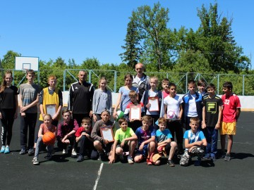 В посёлке Газопровод в рамках мероприятий посвящённых юбилею Елецкого района прошёл турнир по баскетболу