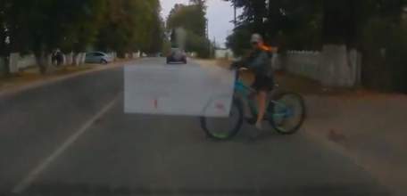 В посёлке Ключ Жизни реакция водителя спасла здоровье ребёнку-велосипедисту