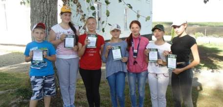 В липецком регионе отличившиеся в профильных соревнованиях елецкие ЮИДовцы отдыхали в палаточном лагере