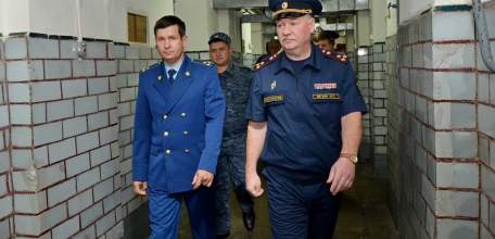 В тюрьме №2 города Ельца прошел день встречи руководства УФСИН России по Липецкой области с осужденными, подозреваемыми и обвиняемыми