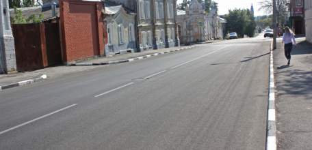 В Ельце комиссия приняла ремонт на улице Октябрьской