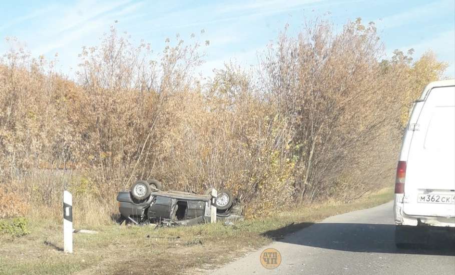 В Елецком районе на автодороге «Елец-Талица-Красное» произошло ДТП