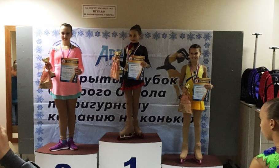 Юные фигуристки из Ельца успешно выступили на «Кубке Белгородской области»