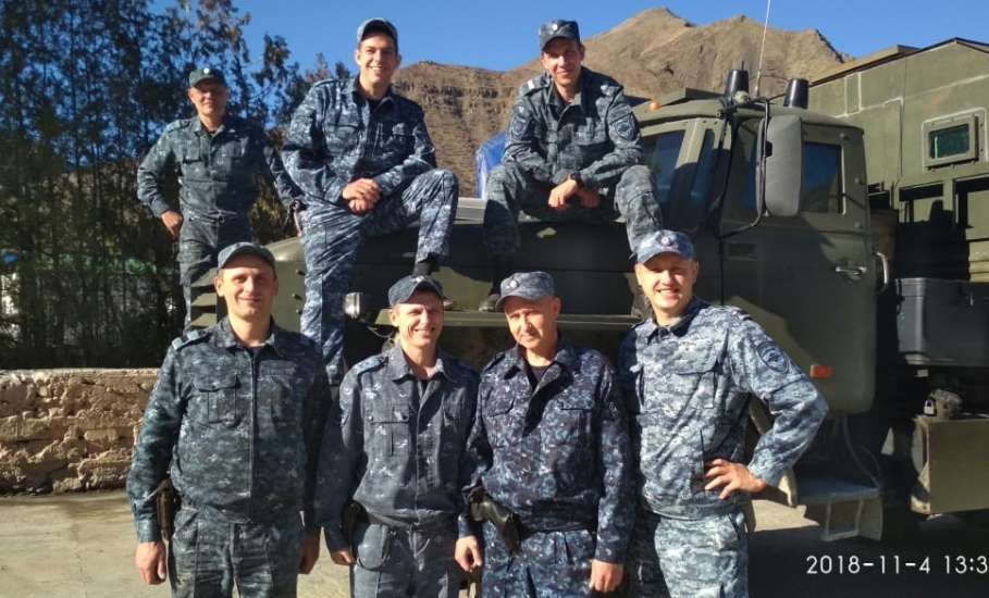 Сотрудники елецкой полиции помогают обеспечивать правопорядок на территории Северо-Кавказского региона