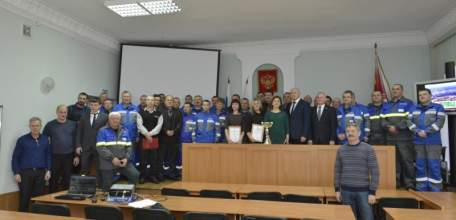 В администрации города чествовали лучших спасателей