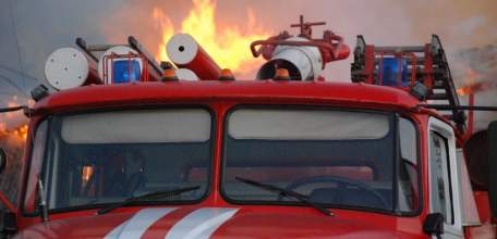 Пожар в г. Елец