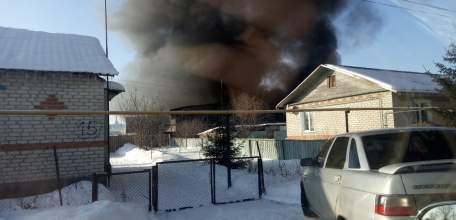 Пожар в Елецком районе