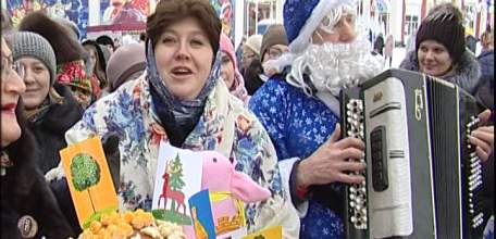 Фестиваль «Новогодние огни древнего города» подарил ельчанам и гостям развлечения на любой вкус