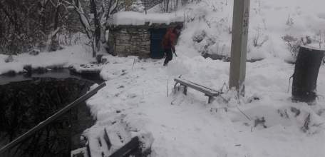 В селе Нижний Воргол готовят Святой источник к празднику Крещения Господня