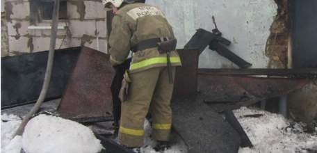 Пожар в Елецком районе