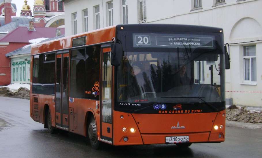 В Ельце 13 апреля изменятся маршруты движения автобусов