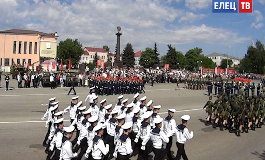 Полная видеоверсия Парада Победы в Ельце 9 мая